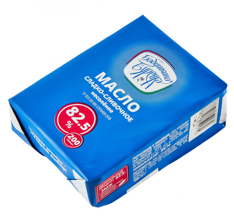 Масло сливочное 82,5%