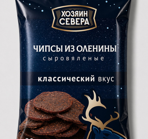 Чипсы из оленины классические
