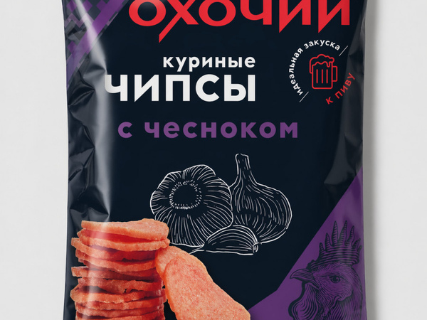 Чипсы куриные с чесноком