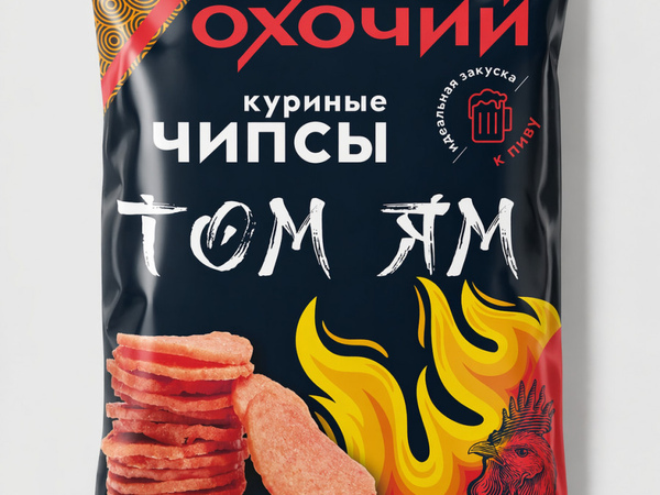 Чипсы куриные со вкусом Том Ям